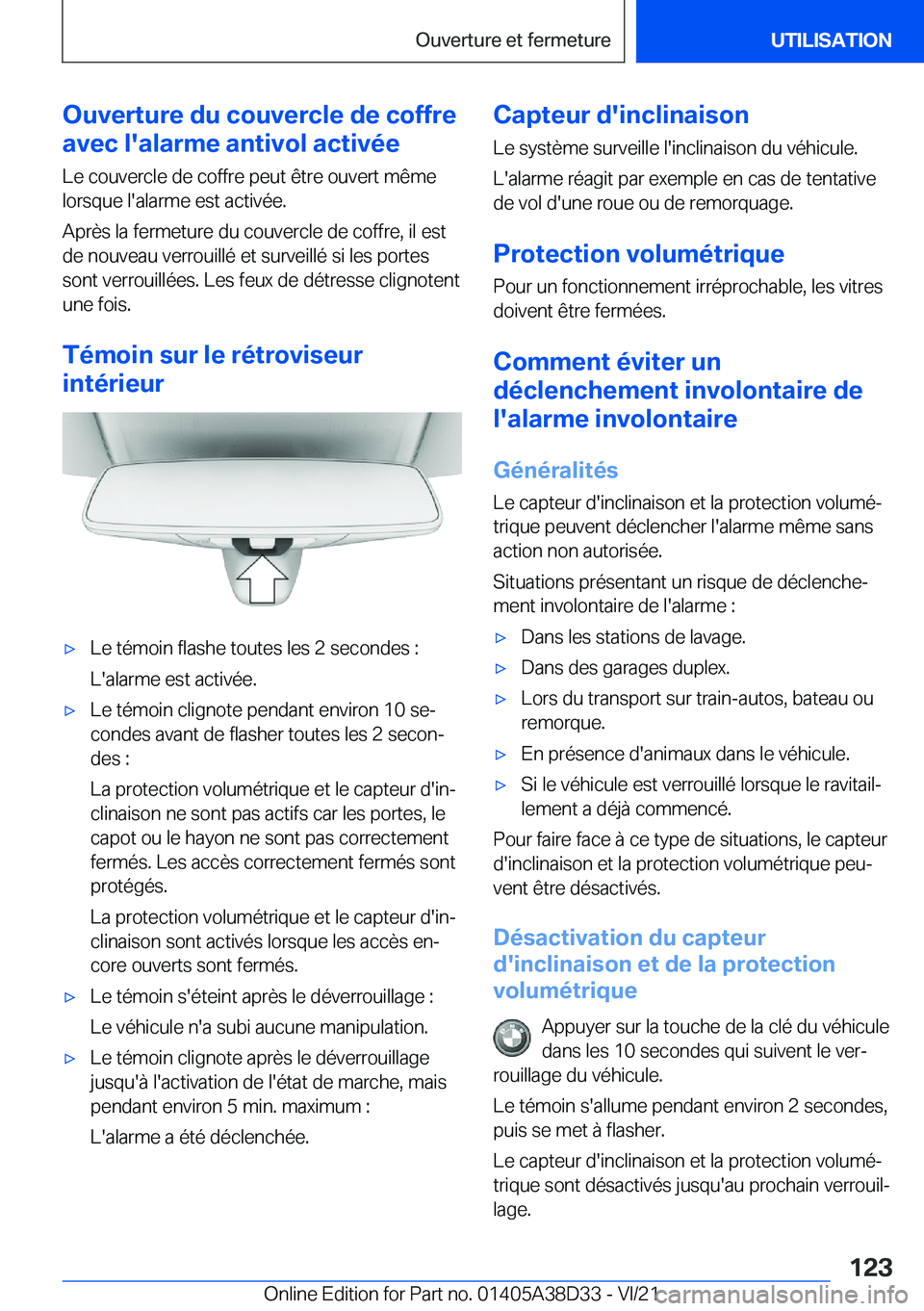 BMW 8 SERIES 2022  Notices Demploi (in French) �O�u�v�e�r�t�u�r�e��d�u��c�o�u�v�e�r�c�l�e��d�e��c�o�f�f�r�e
�a�v�e�c��l�'�a�l�a�r�m�e��a�n�t�i�v�o�l��a�c�t�i�v�é�e
�L�e��c�o�u�v�e�r�c�l�e��d�e��c�o�f�f�r�e��p�e�u�t��ê�t�r�e��o�u