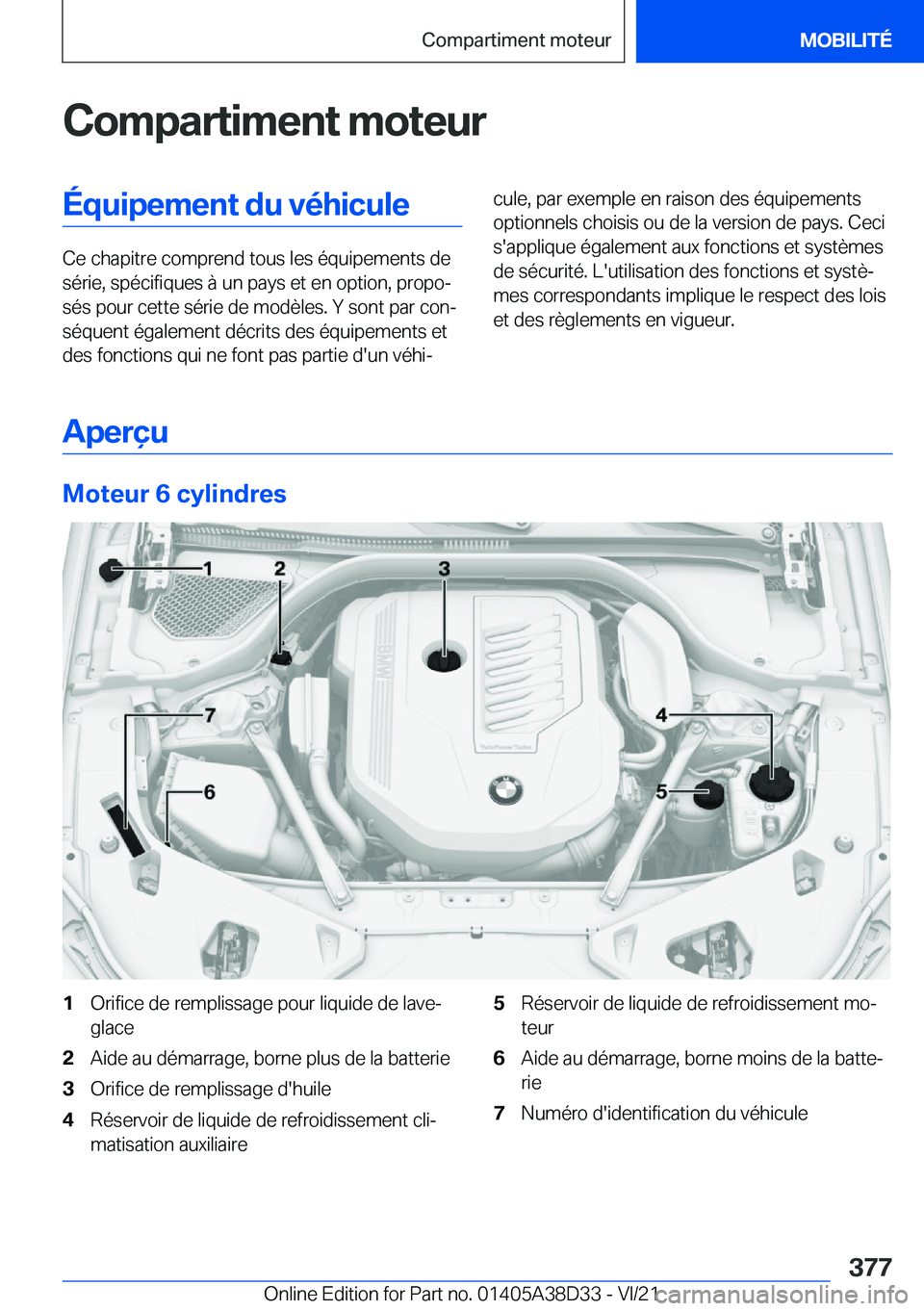 BMW 8 SERIES 2022  Notices Demploi (in French) �C�o�m�p�a�r�t�i�m�e�n�t��m�o�t�e�u�r�