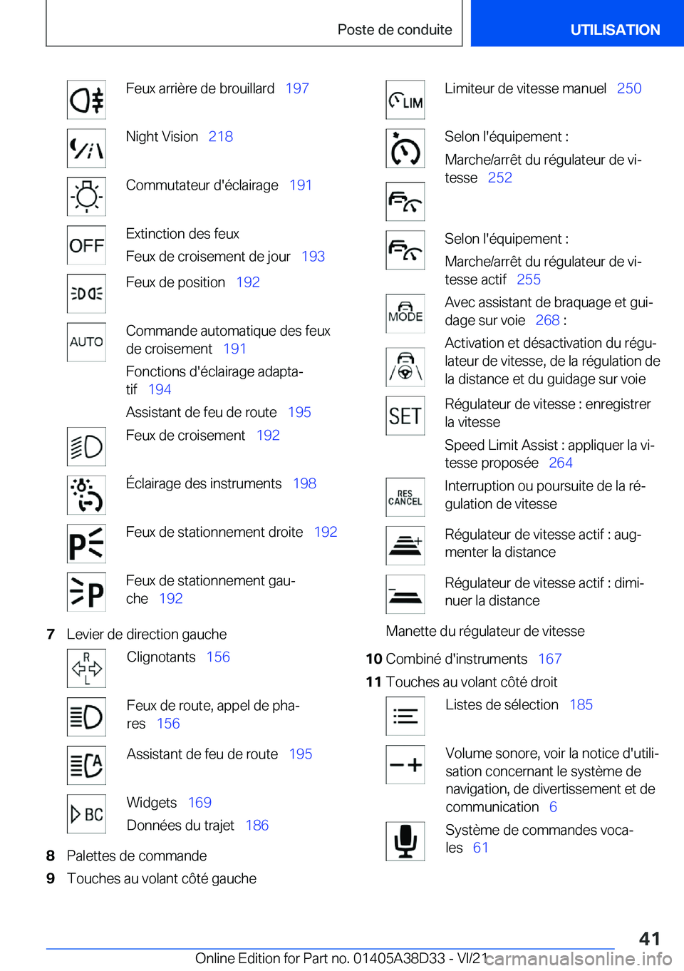 BMW 8 SERIES 2022  Notices Demploi (in French) �F�e�u�x��a�r�r�i�è�r�e��d�e��b�r�o�u�i�l�l�a�r�d\_�1�9�7�N�i�g�h�t��V�i�s�i�o�n\_�2�1�8�C�o�m�m�u�t�a�t�e�u�r��d�'�é�c�l�a�i�r�a�g�e\_ �1�9�1�E�x�t�i�n�c�t�i�o�n��d�e�s��f�e�u�x
�F