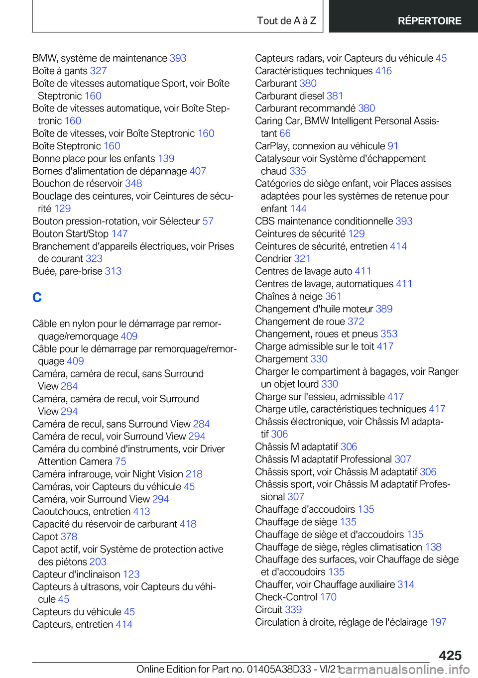 BMW 8 SERIES 2022  Notices Demploi (in French) �B�M�W�,��s�y�s�t�è�m�e��d�e��m�a�i�n�t�e�n�a�n�c�e��3�9�3�
�B�o�