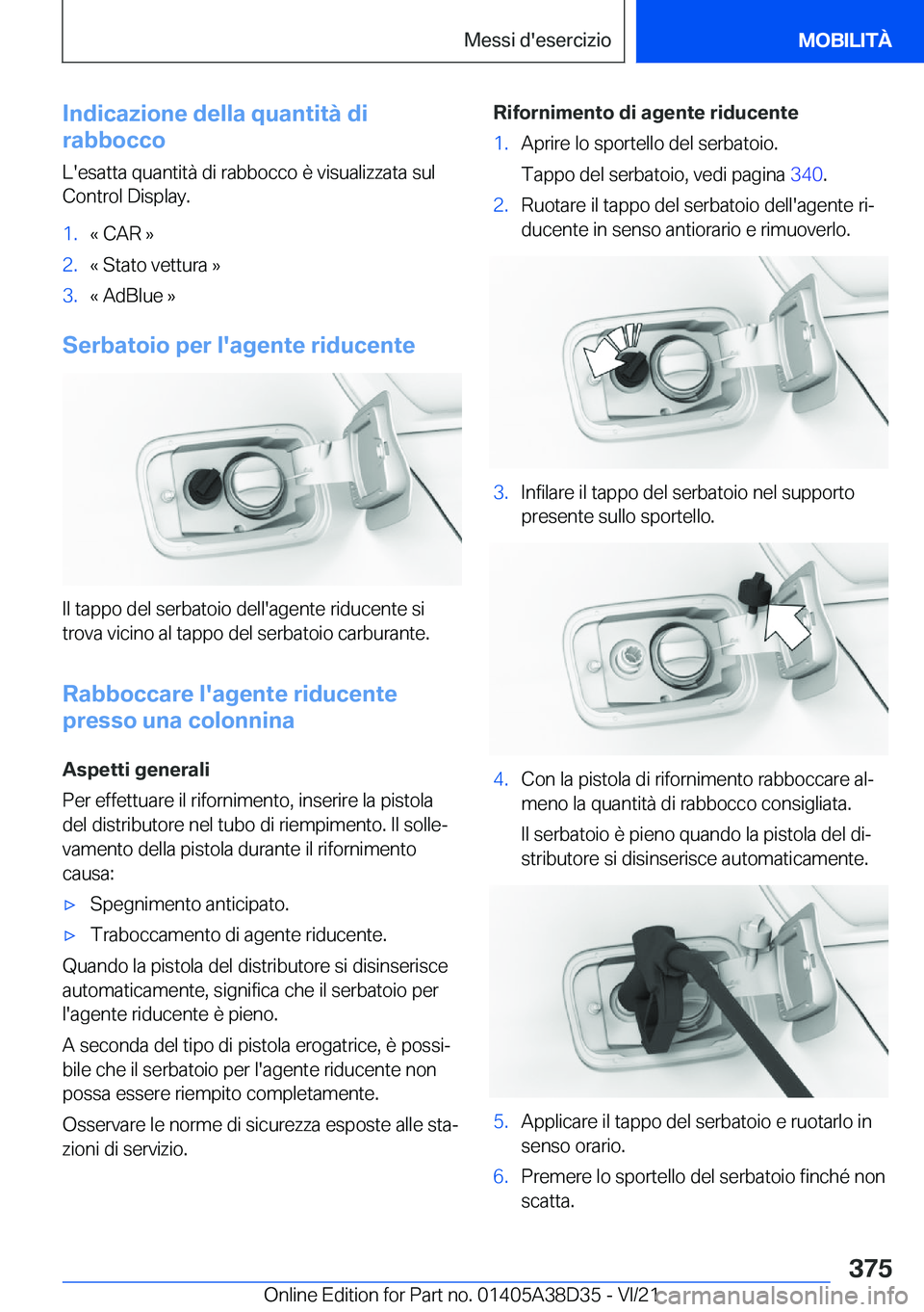 BMW 8 SERIES 2022  Libretti Di Uso E manutenzione (in Italian) �I�n�d�i�c�a�z�i�o�n�e��d�e�l�l�a��q�u�a�n�t�i�t�