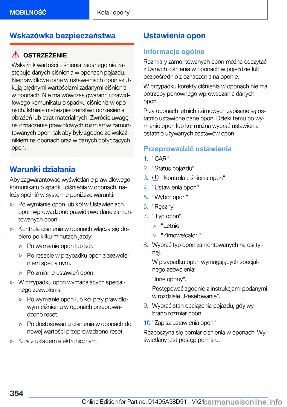 BMW 8 SERIES 2022  Instrukcja obsługi (in Polish) �W�s�k�a�z�