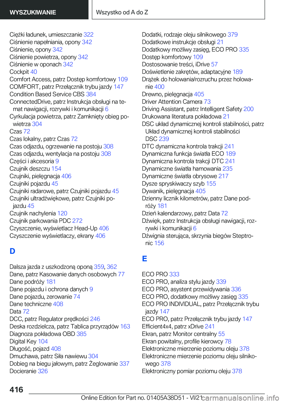 BMW 8 SERIES 2022  Instrukcja obsługi (in Polish) �C�i�