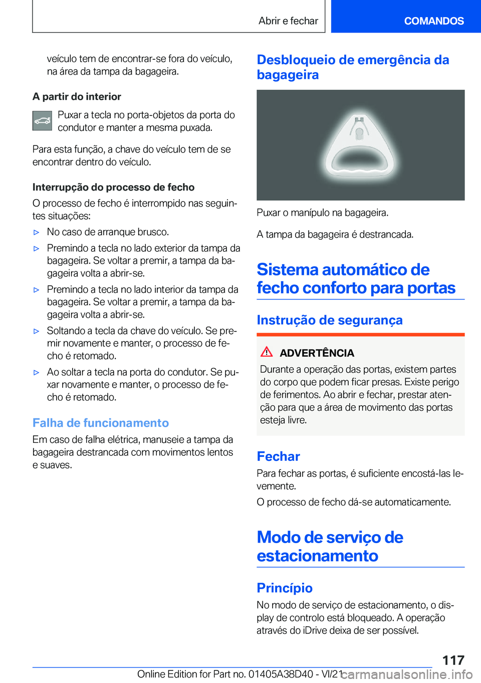 BMW 8 SERIES 2022  Manual do condutor (in Portuguese) �v�e�