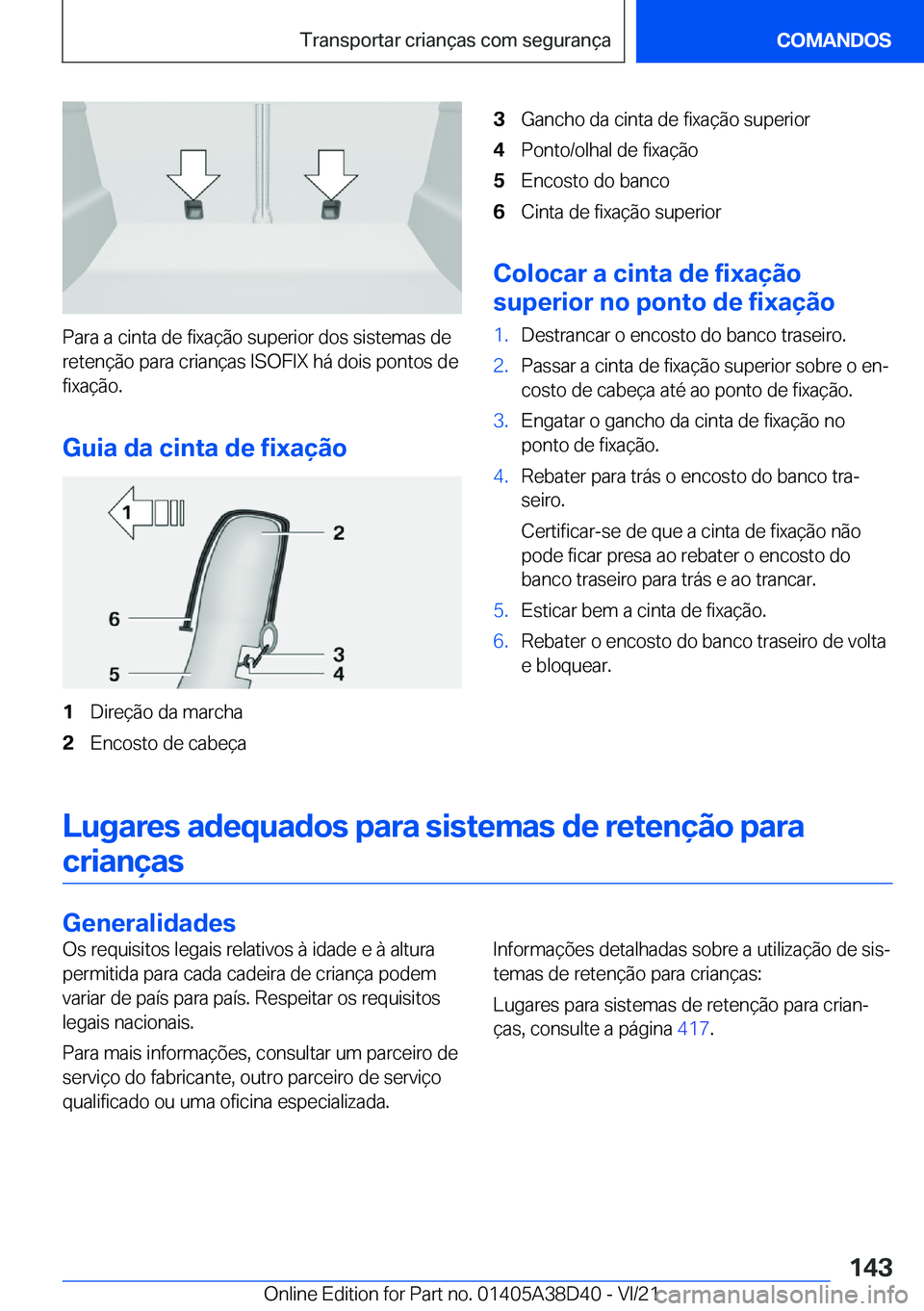 BMW 8 SERIES 2022  Manual do condutor (in Portuguese) �P�a�r�a��a��c�i�n�t�a��d�e��f�i�x�a�