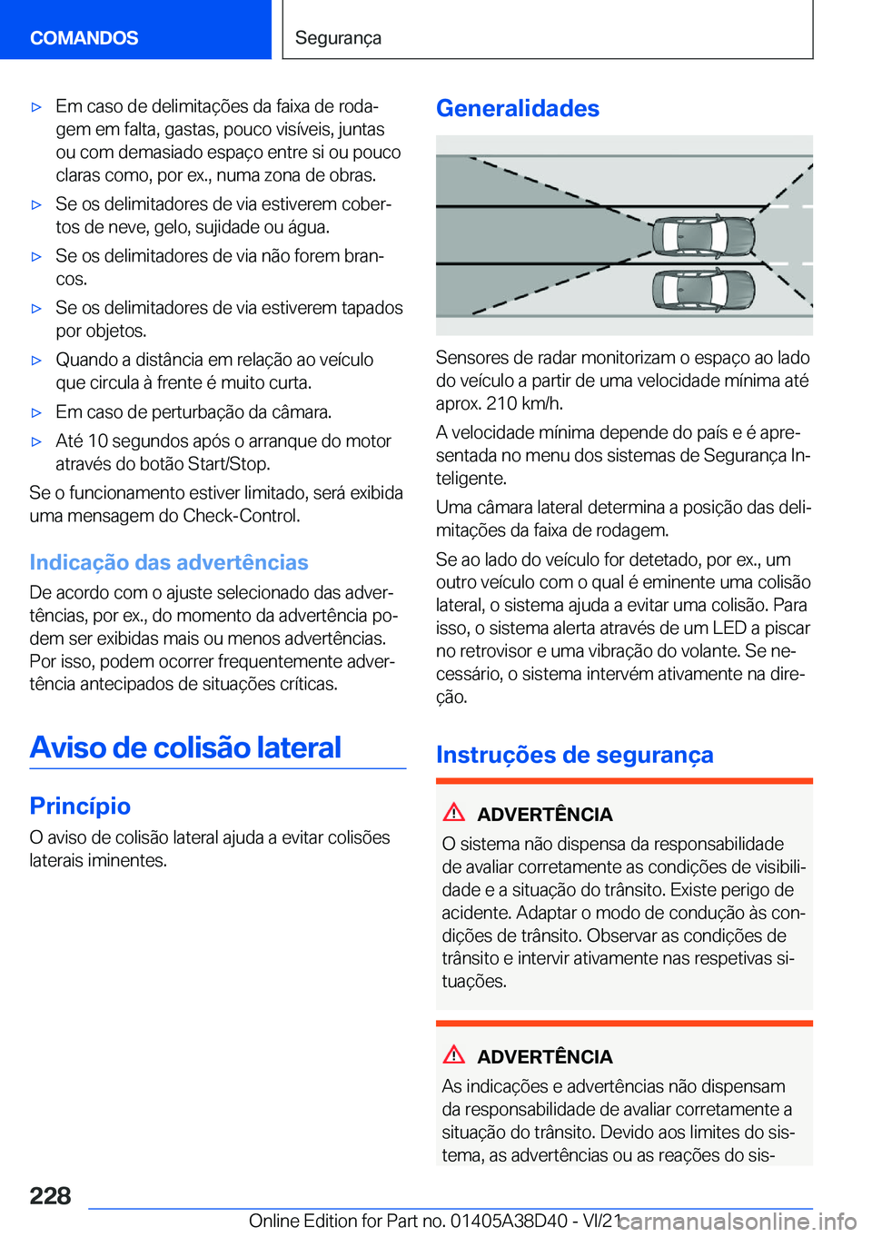 BMW 8 SERIES 2022  Manual do condutor (in Portuguese) x�E�m��c�a�s�o��d�e��d�e�l�i�m�i�t�a�