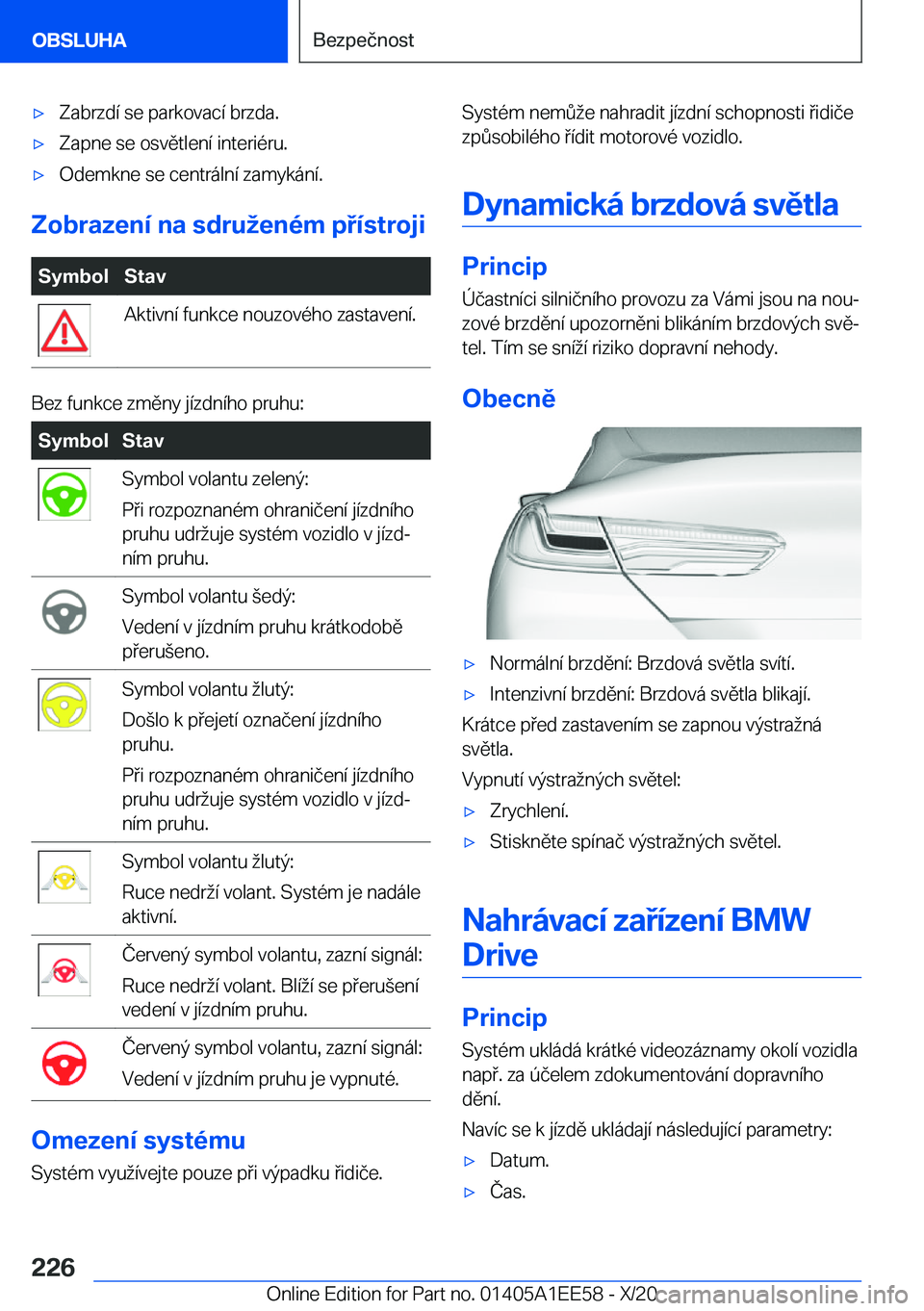 BMW 8 SERIES CONVERTIBLE 2021  Návod na použití (in Czech) x�Z�a�b�r�z�d�