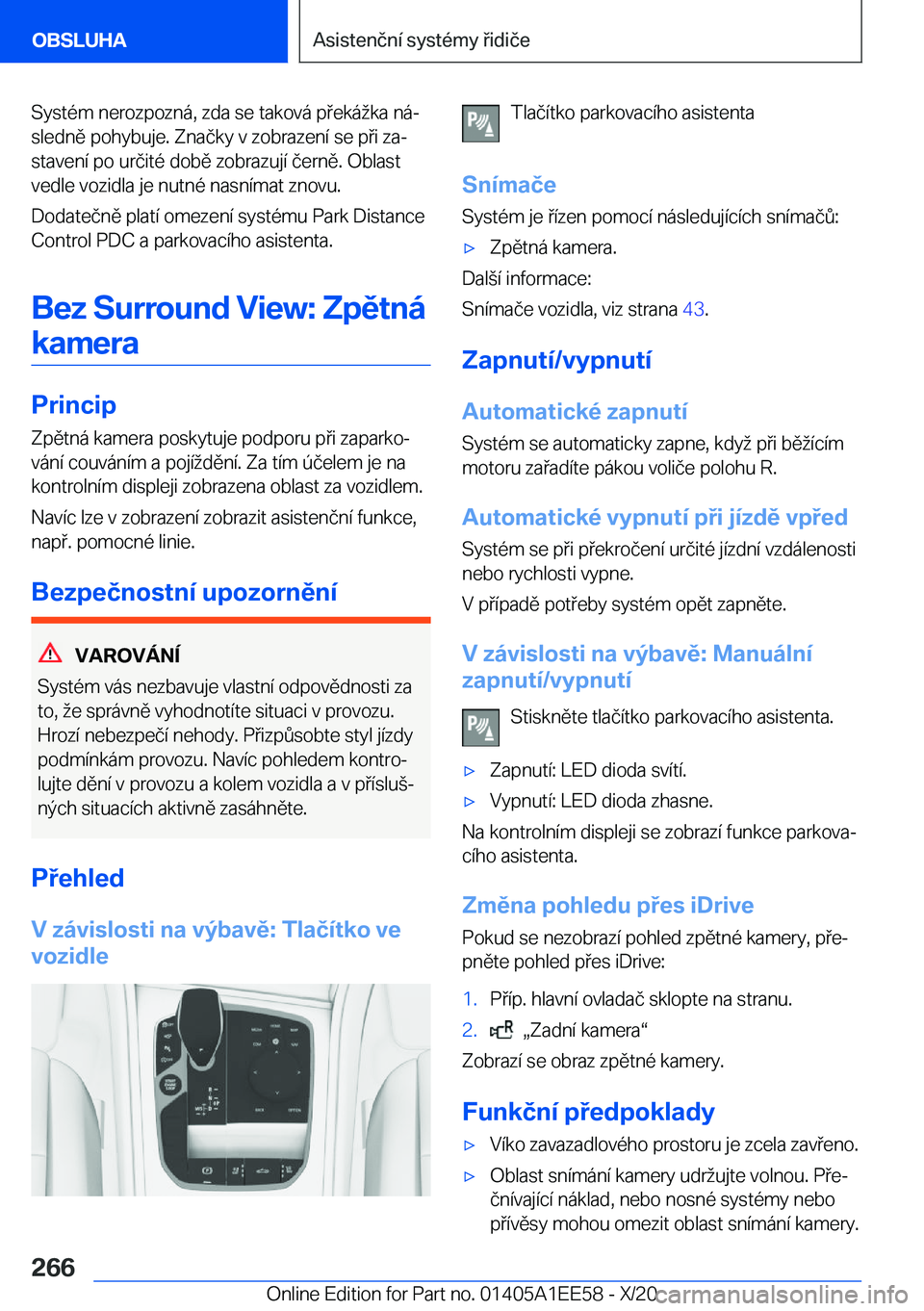 BMW 8 SERIES CONVERTIBLE 2021  Návod na použití (in Czech) �S�y�s�t�