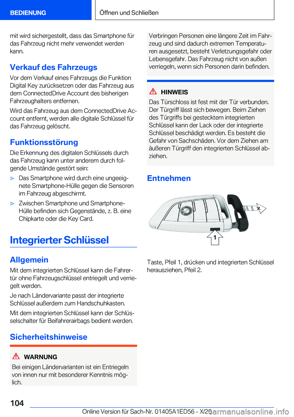BMW 8 SERIES CONVERTIBLE 2021  Betriebsanleitungen (in German) �m�i�t��w�i�r�d��s�i�c�h�e�r�g�e�s�t�e�l�l�t�,��d�a�s�s��d�a�s��S�m�a�r�t�p�h�o�n�e��f�