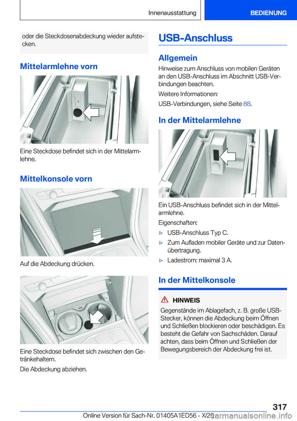 BMW 8 SERIES CONVERTIBLE 2021  Betriebsanleitungen (in German) �o�d�e�r��d�i�e��S�t�e�c�k�d�o�s�e�n�a�b�d�e�c�k�u�n�g��w�i�e�d�e�r��a�u�f�s�t�ej
�c�k�e�n�.
�M�i�t�t�e�l�a�r�m�l�e�h�n�e��v�o�r�n
�E�i�n�e��S�t�e�c�k�d�o�s�e��b�e�f�i�n�d�e�t��s�i�c�h��i�n�