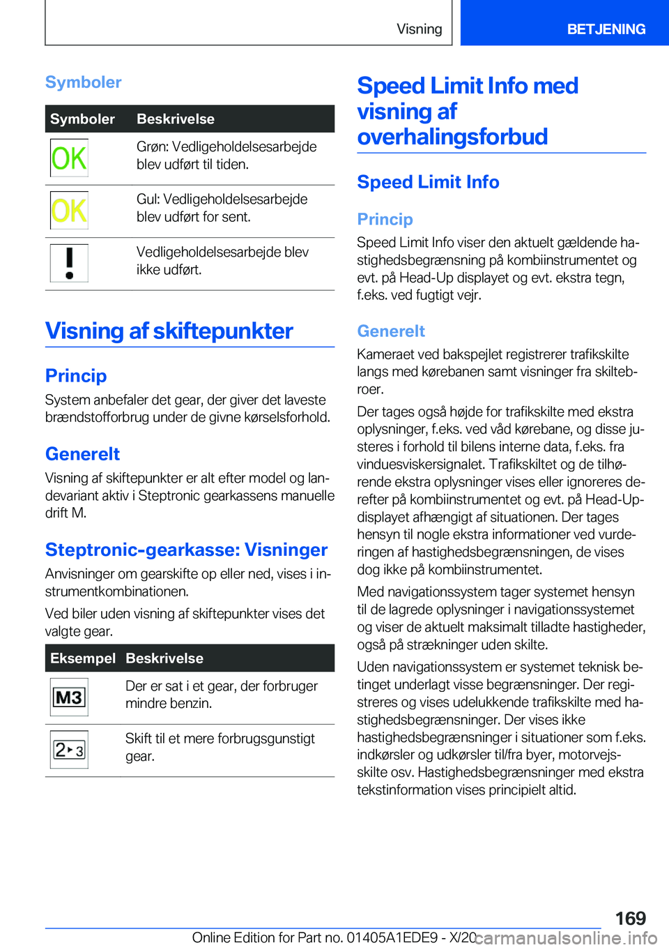 BMW 8 SERIES CONVERTIBLE 2021  InstruktionsbØger (in Danish) �S�y�m�b�o�l�e�r�S�y�m�b�o�l�e�r�B�e�s�k�r�i�v�e�l�s�e�G�r�
