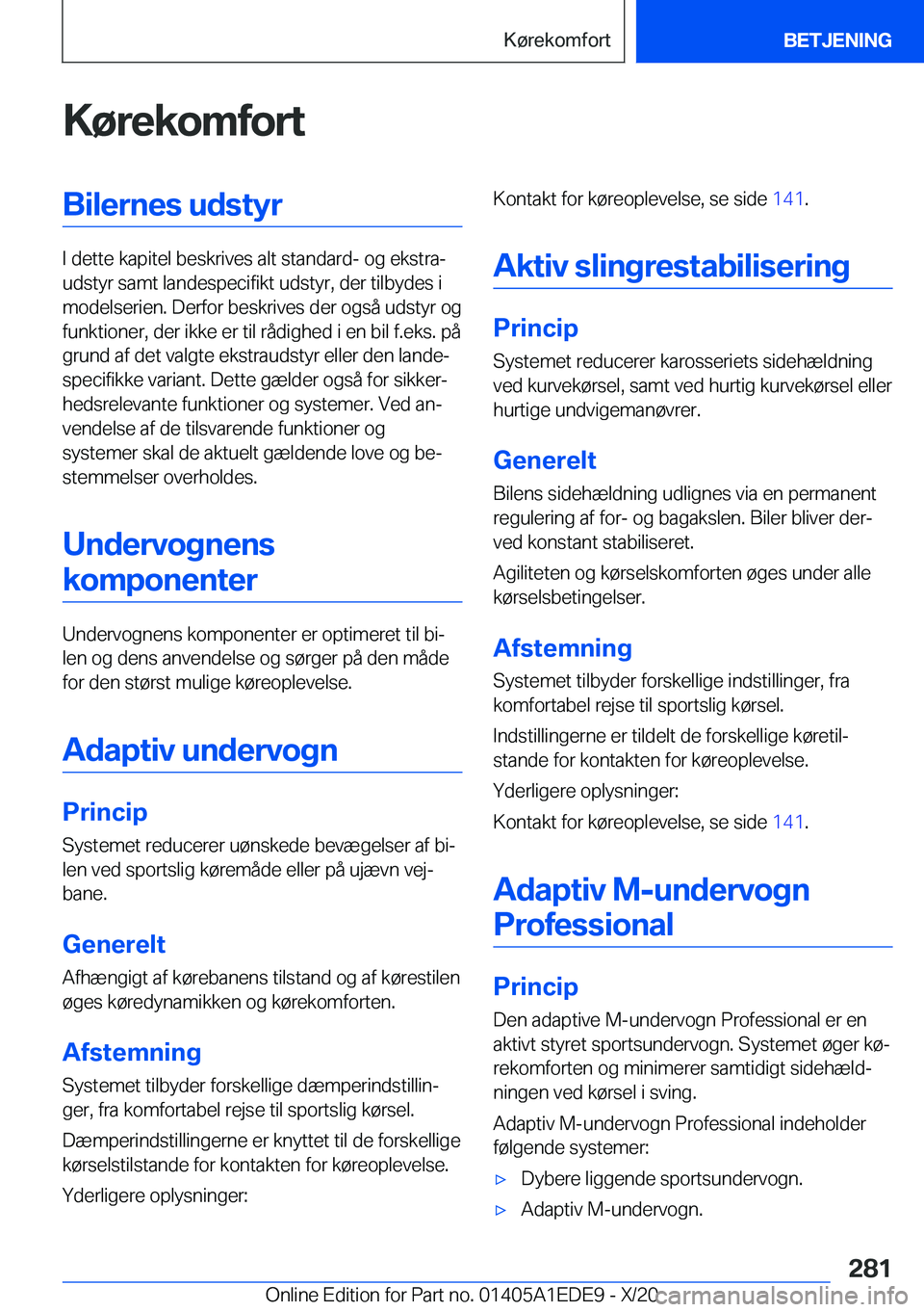 BMW 8 SERIES CONVERTIBLE 2021  InstruktionsbØger (in Danish) �K�