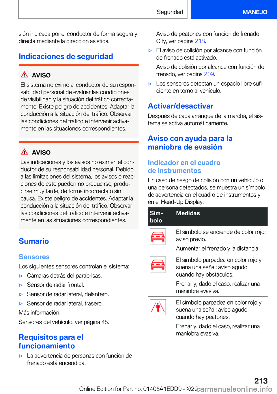 BMW 8 SERIES CONVERTIBLE 2021  Manuales de Empleo (in Spanish) �s�i�