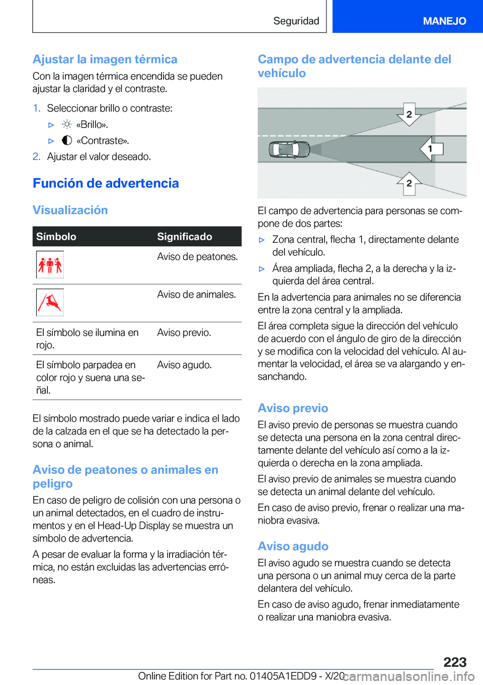 BMW 8 SERIES CONVERTIBLE 2021  Manuales de Empleo (in Spanish) �A�j�u�s�t�a�r��l�a��i�m�a�g�e�n��t�