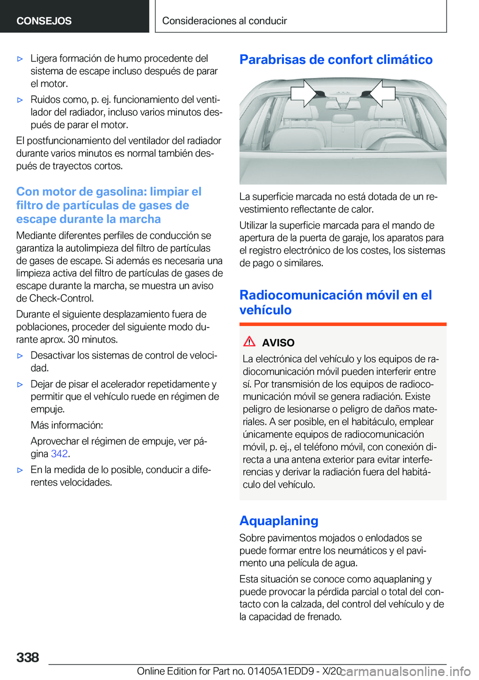 BMW 8 SERIES CONVERTIBLE 2021  Manuales de Empleo (in Spanish) x�L�i�g�e�r�a��f�o�r�m�a�c�i�