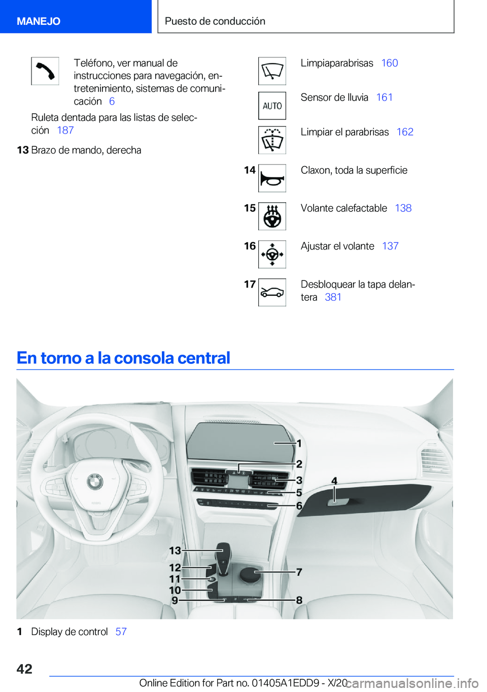 BMW 8 SERIES CONVERTIBLE 2021  Manuales de Empleo (in Spanish) �T�e�l�