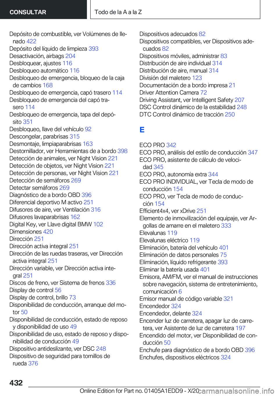 BMW 8 SERIES CONVERTIBLE 2021  Manuales de Empleo (in Spanish) �D�e�p�