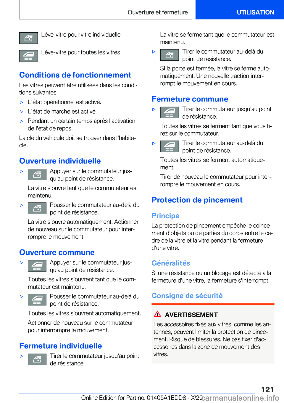 BMW 8 SERIES CONVERTIBLE 2021  Notices Demploi (in French) �L�è�v�e�-�v�i�t�r�e��p�o�u�r��v�i�t�r�e��i�n�d�i�v�i�d�u�e�l�l�e
�L�è�v�e�-�v�i�t�r�e��p�o�u�r��t�o�u�t�e�s��l�e�s��v�i�t�r�e�s
�C�o�n�d�i�t�i�o�n�s��d�e��f�o�n�c�t�i�o�n�n�e�m�e�n�t
�L�e�
