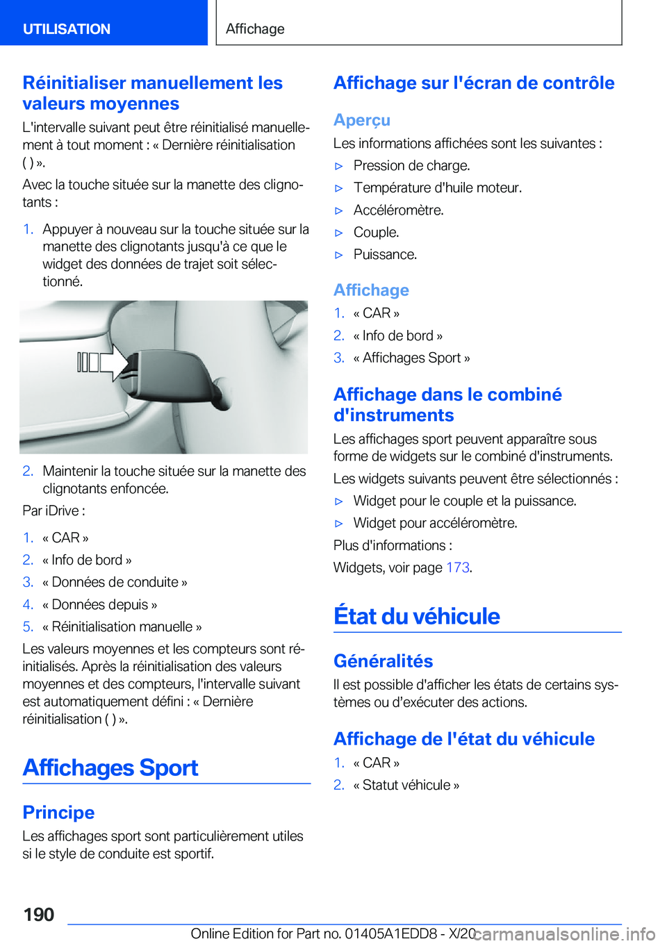 BMW 8 SERIES CONVERTIBLE 2021  Notices Demploi (in French) �R�é�i�n�i�t�i�a�l�i�s�e�r��m�a�n�u�e�l�l�e�m�e�n�t��l�e�s
�v�a�l�e�u�r�s��m�o�y�e�n�n�e�s
�L�'�i�n�t�e�r�v�a�l�l�e��s�u�i�v�a�n�t��p�e�u�t��ê�t�r�e��r�é�i�n�i�t�i�a�l�i�s�é��m�a�n�u�e
