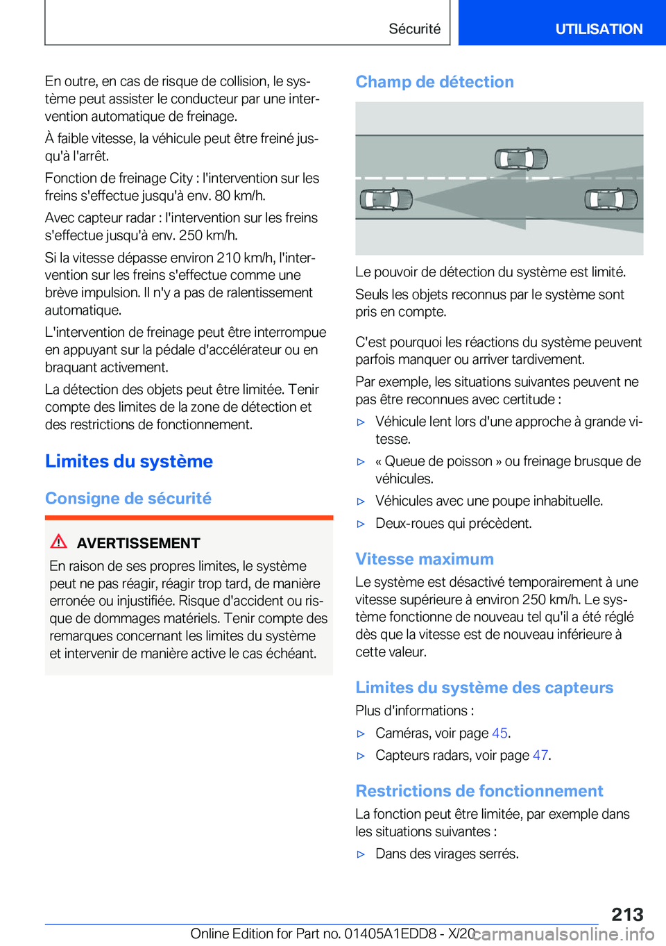 BMW 8 SERIES CONVERTIBLE 2021  Notices Demploi (in French) �E�n��o�u�t�r�e�,��e�n��c�a�s��d�e��r�i�s�q�u�e��d�e��c�o�l�l�i�s�i�o�n�,��l�e��s�y�sj
�t�è�m�e��p�e�u�t��a�s�s�i�s�t�e�r��l�e��c�o�n�d�u�c�t�e�u�r��p�a�r��u�n�e��i�n�t�e�rj
�v�e�n�