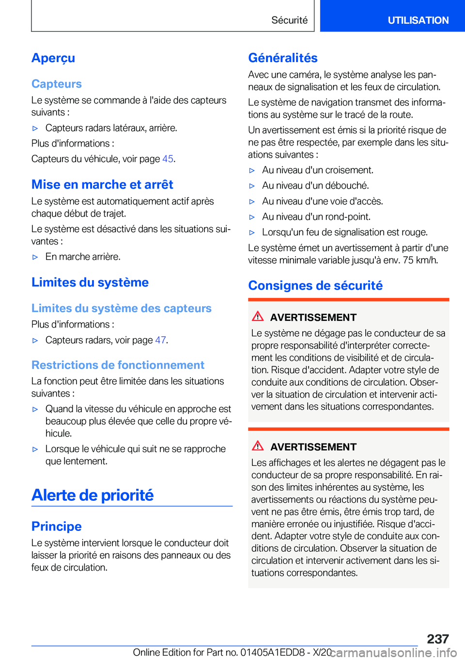 BMW 8 SERIES CONVERTIBLE 2021  Notices Demploi (in French) �A�p�e�r�ç�u
�C�a�p�t�e�u�r�s
�L�e��s�y�s�t�è�m�e��s�e��c�o�m�m�a�n�d�e��