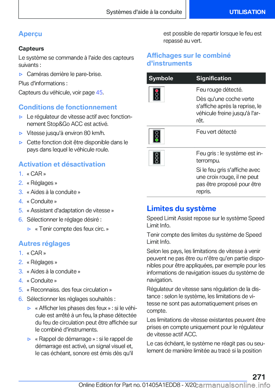BMW 8 SERIES CONVERTIBLE 2021  Notices Demploi (in French) �A�p�e�r�ç�u�C�a�p�t�e�u�r�s
�L�e��s�y�s�t�è�m�e��s�e��c�o�m�m�a�n�d�e��
