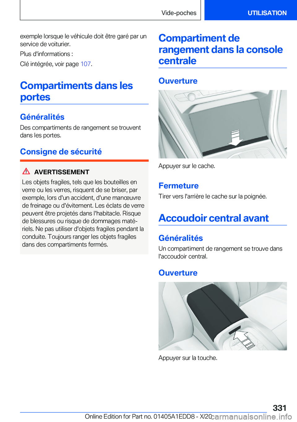 BMW 8 SERIES CONVERTIBLE 2021  Notices Demploi (in French) �e�x�e�m�p�l�e��l�o�r�s�q�u�e��l�e��v�é�h�i�c�u�l�e��d�o�i�t��ê�t�r�e��g�a�r�é��p�a�r��u�n�s�e�r�v�i�c�e��d�e��v�o�i�t�u�r�i�e�r�.
�P�l�u�s��d�'�i�n�f�o�r�m�a�t�i�o�n�s��:
�C�l�é�