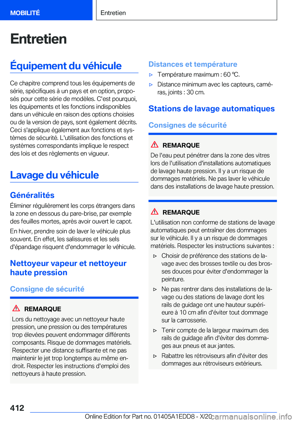 BMW 8 SERIES CONVERTIBLE 2021  Notices Demploi (in French) �E�n�t�r�e�t�i�e�n�