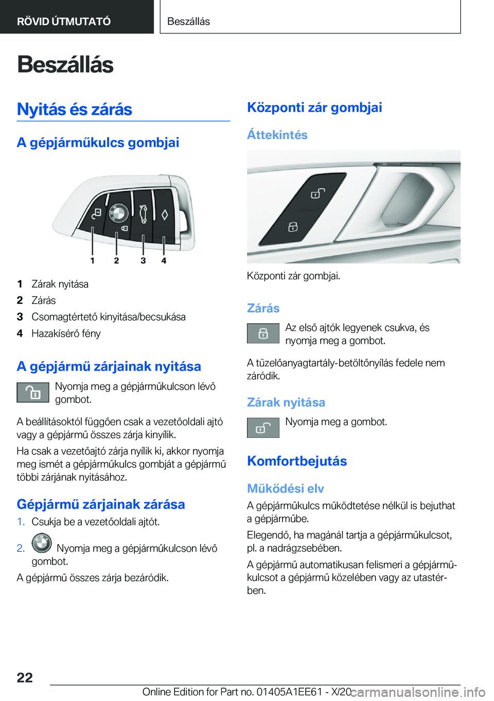 BMW 8 SERIES CONVERTIBLE 2021  Kezelési útmutató (in Hungarian) �B�e�s�z�
