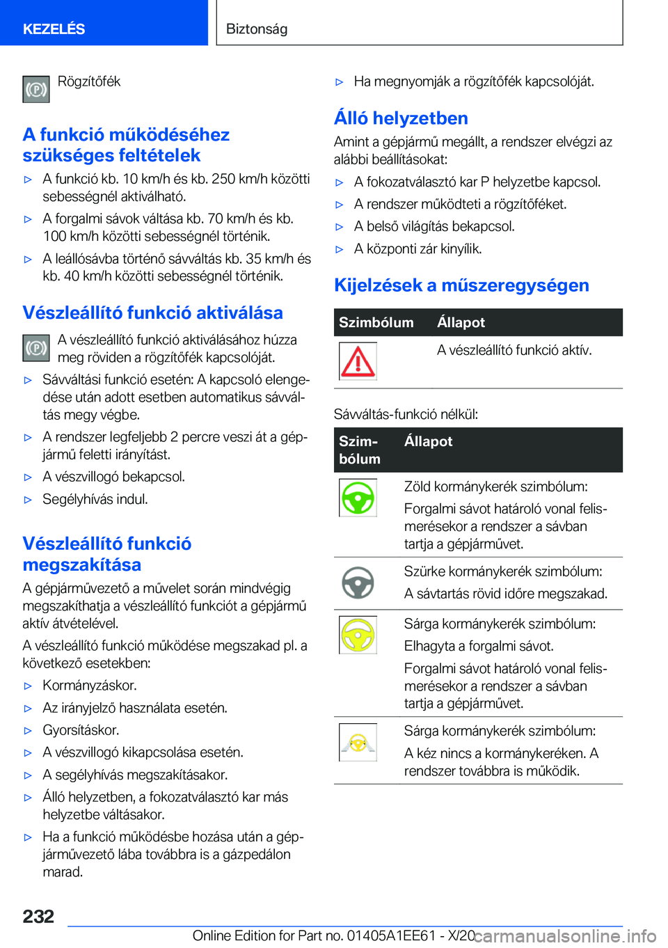 BMW 8 SERIES CONVERTIBLE 2021  Kezelési útmutató (in Hungarian) �R�ö�g�z�