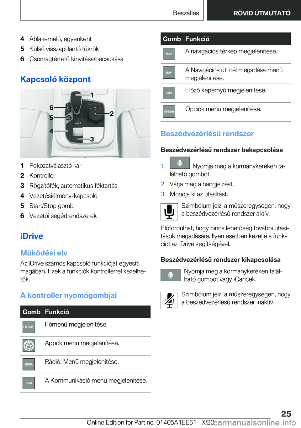 BMW 8 SERIES CONVERTIBLE 2021  Kezelési útmutató (in Hungarian) �4�A�b�l�a�k�e�m�e�l�