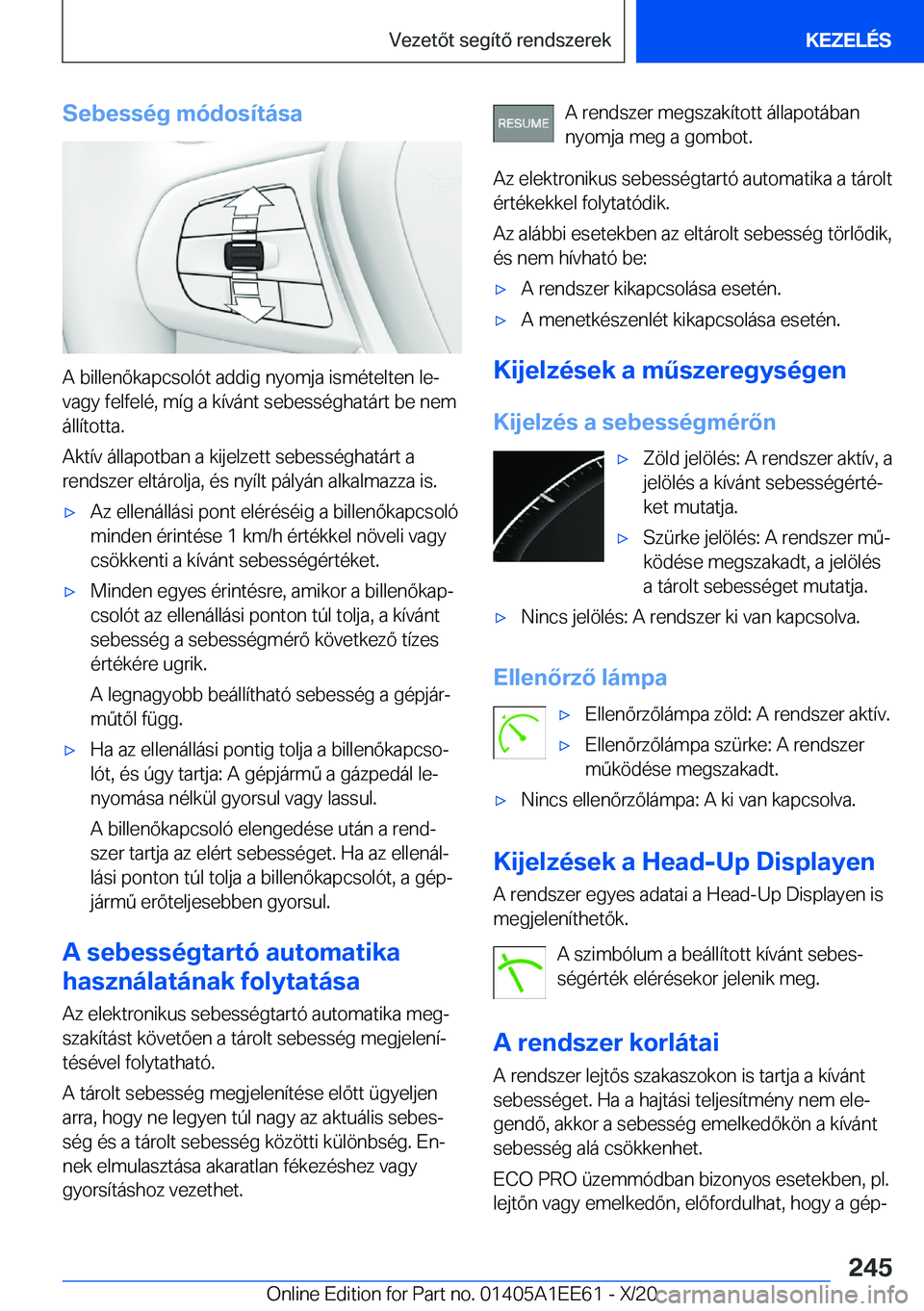 BMW 8 SERIES CONVERTIBLE 2021  Kezelési útmutató (in Hungarian) �S�e�b�e�s�s�