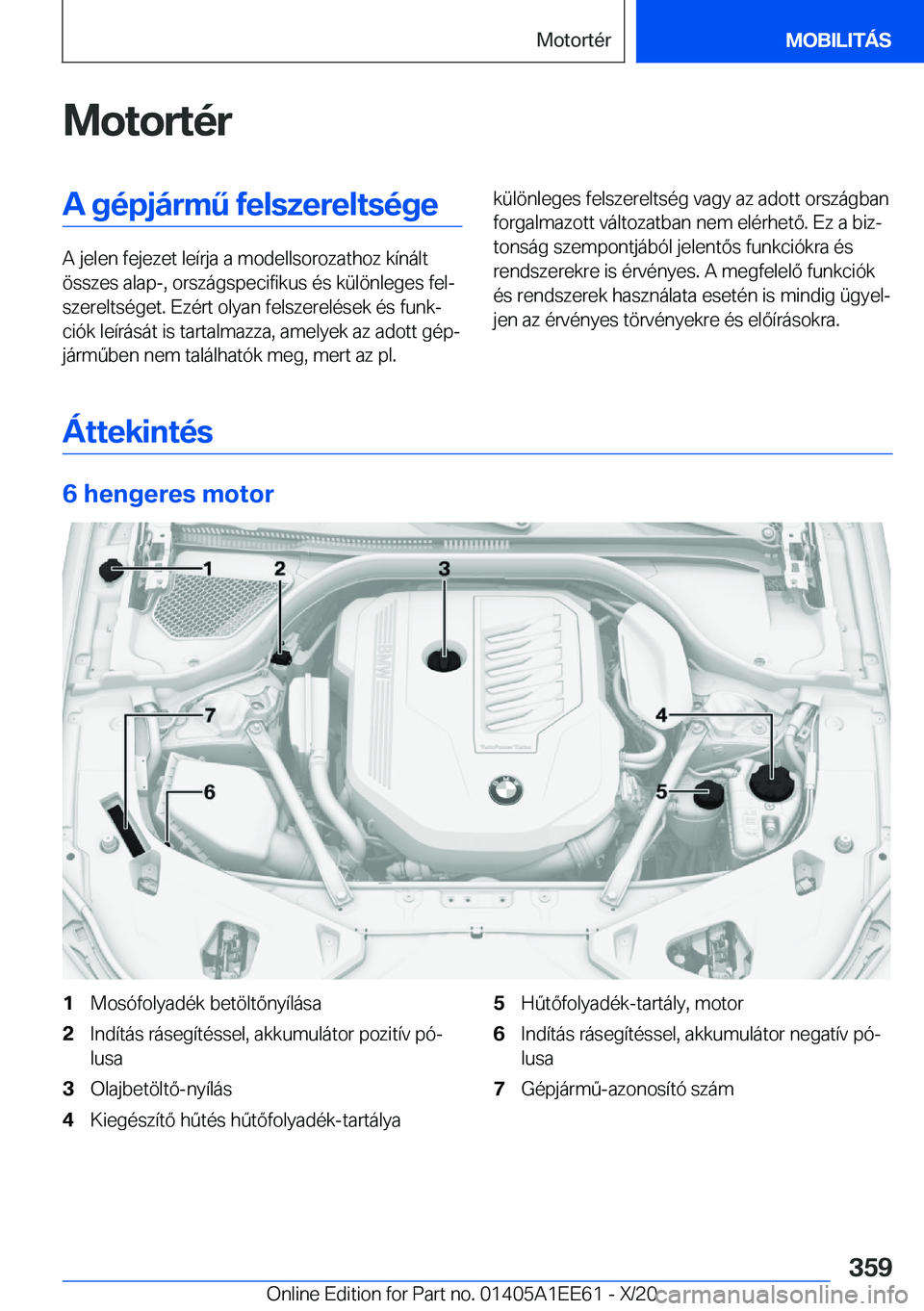 BMW 8 SERIES CONVERTIBLE 2021  Kezelési útmutató (in Hungarian) �M�o�t�o�r�t�