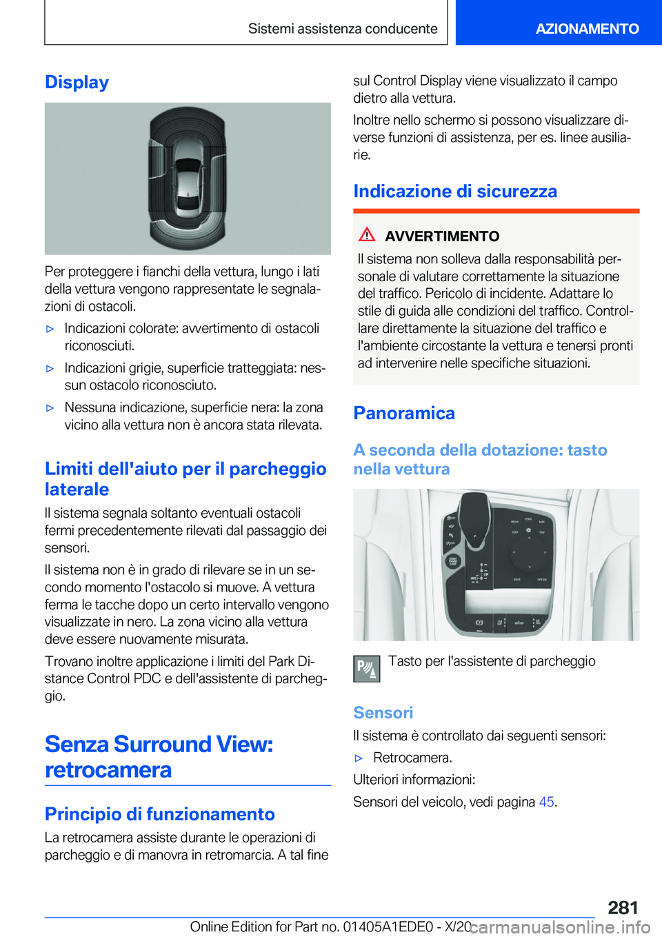 BMW 8 SERIES CONVERTIBLE 2021  Libretti Di Uso E manutenzione (in Italian) �D�i�s�p�l�a�y
�P�e�r��p�r�o�t�e�g�g�e�r�e��i��f�i�a�n�c�h�i��d�e�l�l�a��v�e�t�t�u�r�a�,��l�u�n�g�o��i��l�a�t�i�d�e�l�l�a��v�e�t�t�u�r�a��v�e�n�g�o�n�o��r�a�p�p�r�e�s�e�n�t�a�t�e��l�e��s�