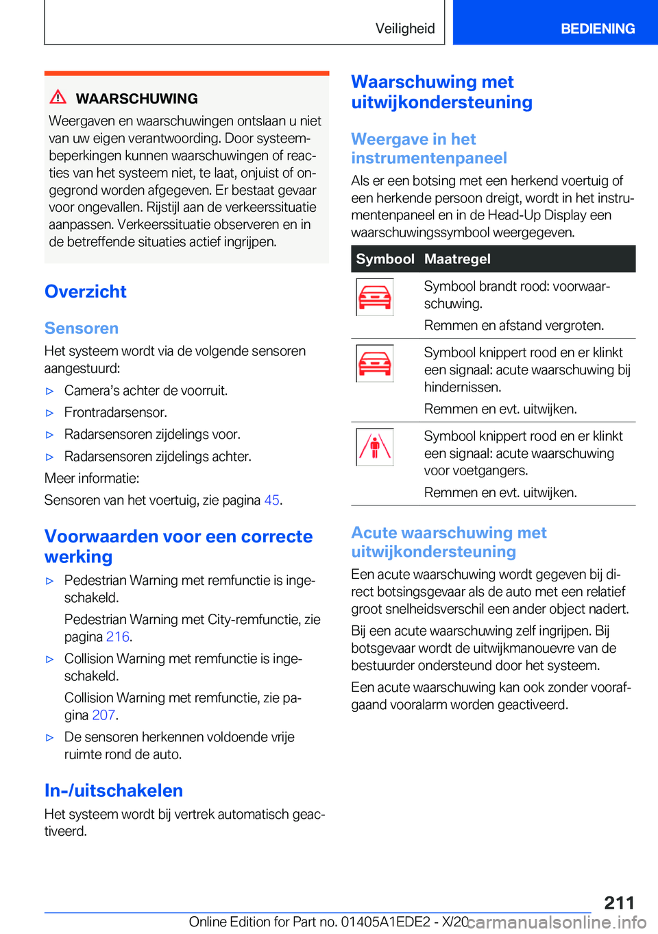 BMW 8 SERIES CONVERTIBLE 2021  Instructieboekjes (in Dutch) �W�A�A�R�S�C�H�U�W�I�N�G
�W�e�e�r�g�a�v�e�n��e�n��w�a�a�r�s�c�h�u�w�i�n�g�e�n��o�n�t�s�l�a�a�n��u��n�i�e�t �v�a�n��u�w��e�i�g�e�n��v�e�r�a�n�t�w�o�o�r�d�i�n�g�.��D�o�o�r��s�y�s�t�e�e�mj�b�e