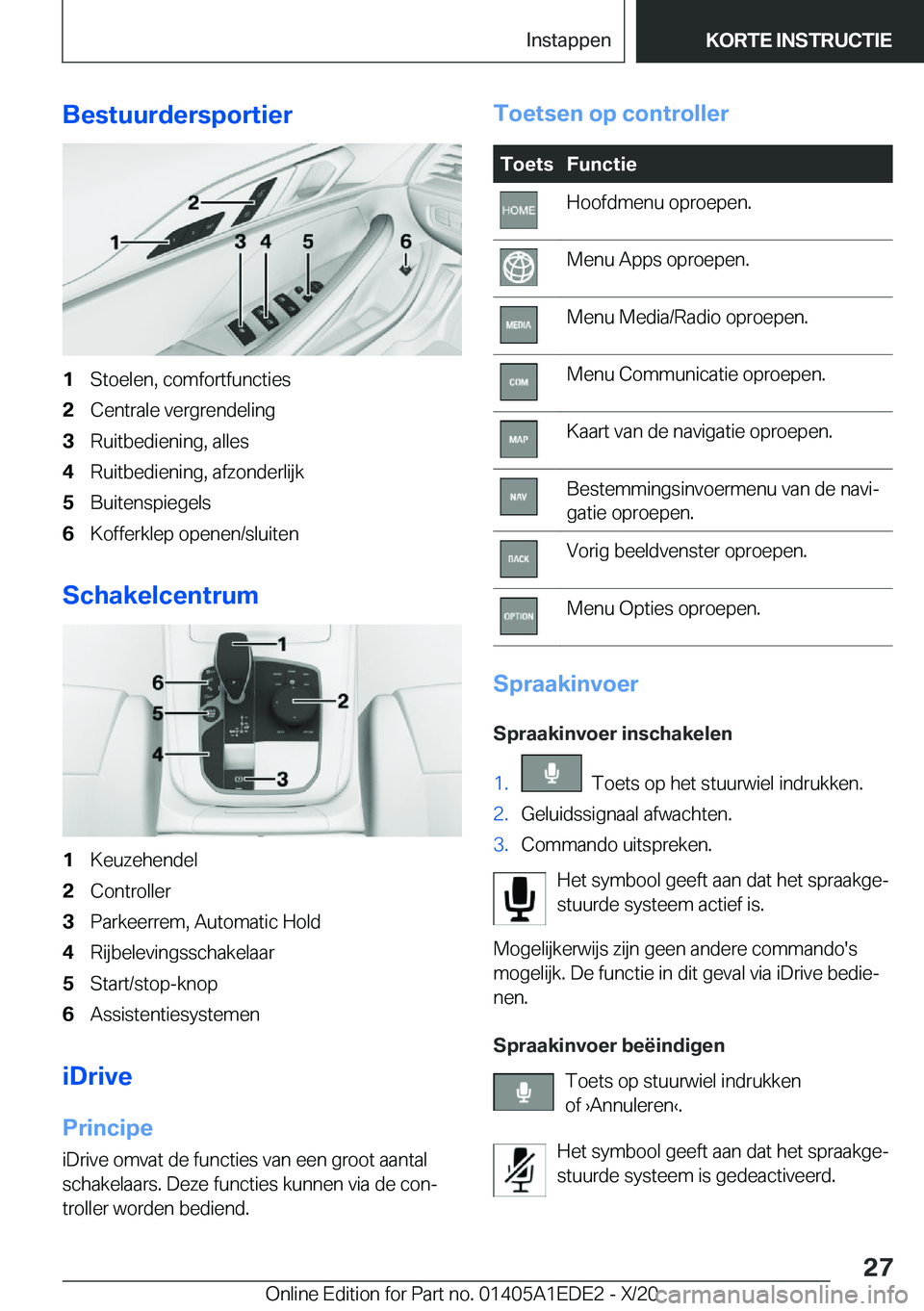 BMW 8 SERIES CONVERTIBLE 2021  Instructieboekjes (in Dutch) �B�e�s�t�u�u�r�d�e�r�s�p�o�r�t�i�e�r�1�S�t�o�e�l�e�n�,��c�o�m�f�o�r�t�f�u�n�c�t�i�e�s�2�C�e�n�t�r�a�l�e��v�e�r�g�r�e�n�d�e�l�i�n�g�3�R�u�i�t�b�e�d�i�e�n�i�n�g�,��a�l�l�e�s�4�R�u�i�t�b�e�d�i�e�n�i�n