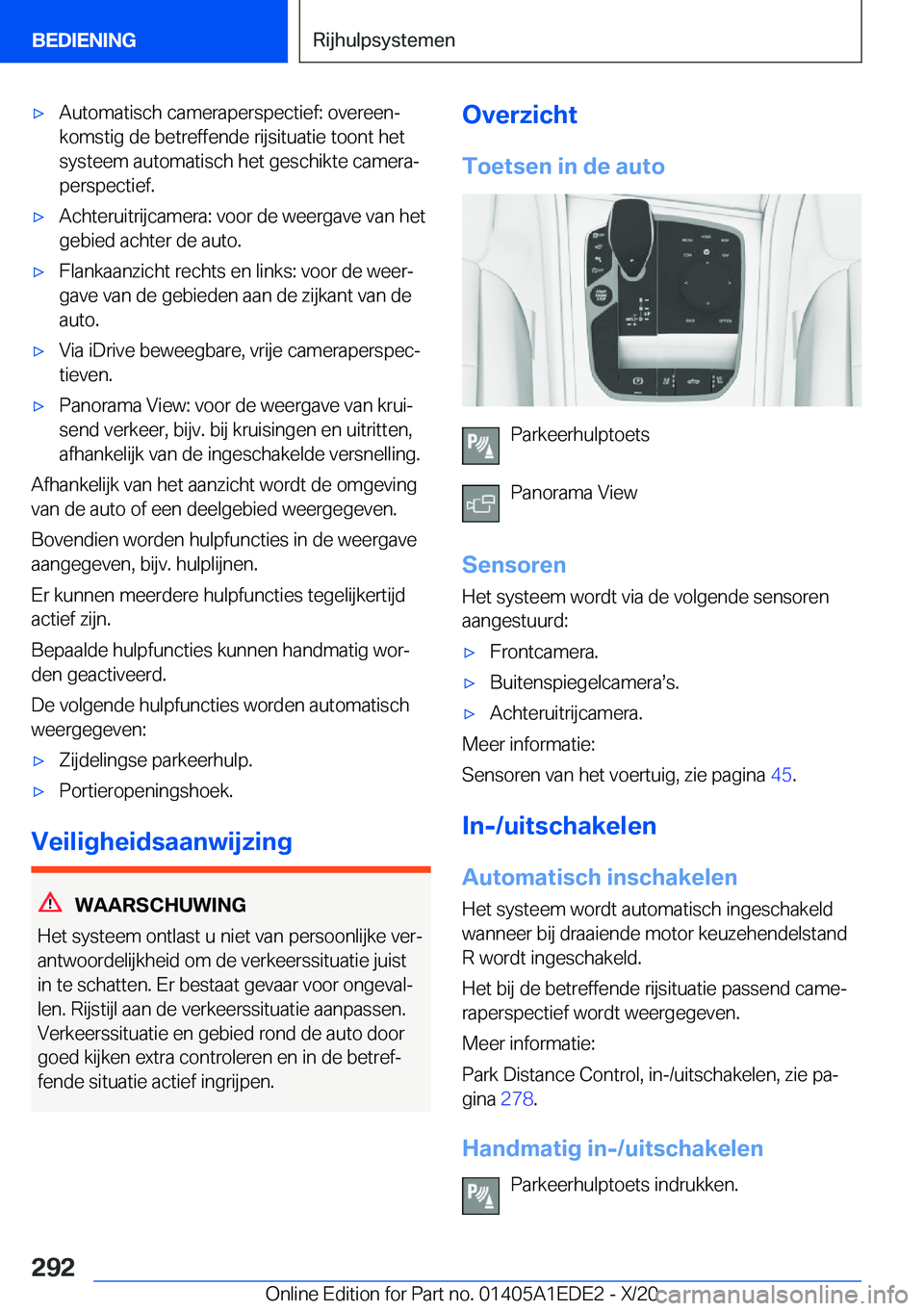 BMW 8 SERIES CONVERTIBLE 2021  Instructieboekjes (in Dutch) 'x�A�u�t�o�m�a�t�i�s�c�h��c�a�m�e�r�a�p�e�r�s�p�e�c�t�i�e�f�:��o�v�e�r�e�e�nj
�k�o�m�s�t�i�g��d�e��b�e�t�r�e�f�f�e�n�d�e��r�i�j�s�i�t�u�a�t�i�e��t�o�o�n�t��h�e�t
�s�y�s�t�e�e�m��a�u�t�o�m