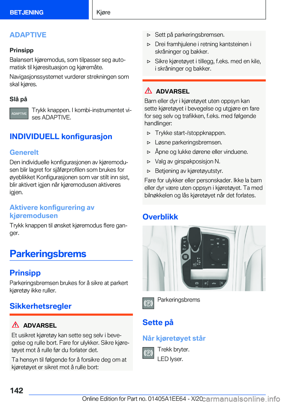 BMW 8 SERIES CONVERTIBLE 2021  InstruksjonsbØker (in Norwegian) �A�D�A�P�T�I�V�E
�P�r�i�n�s�i�p�p
�B�a�l�a�n�s�e�r�t��k�j�