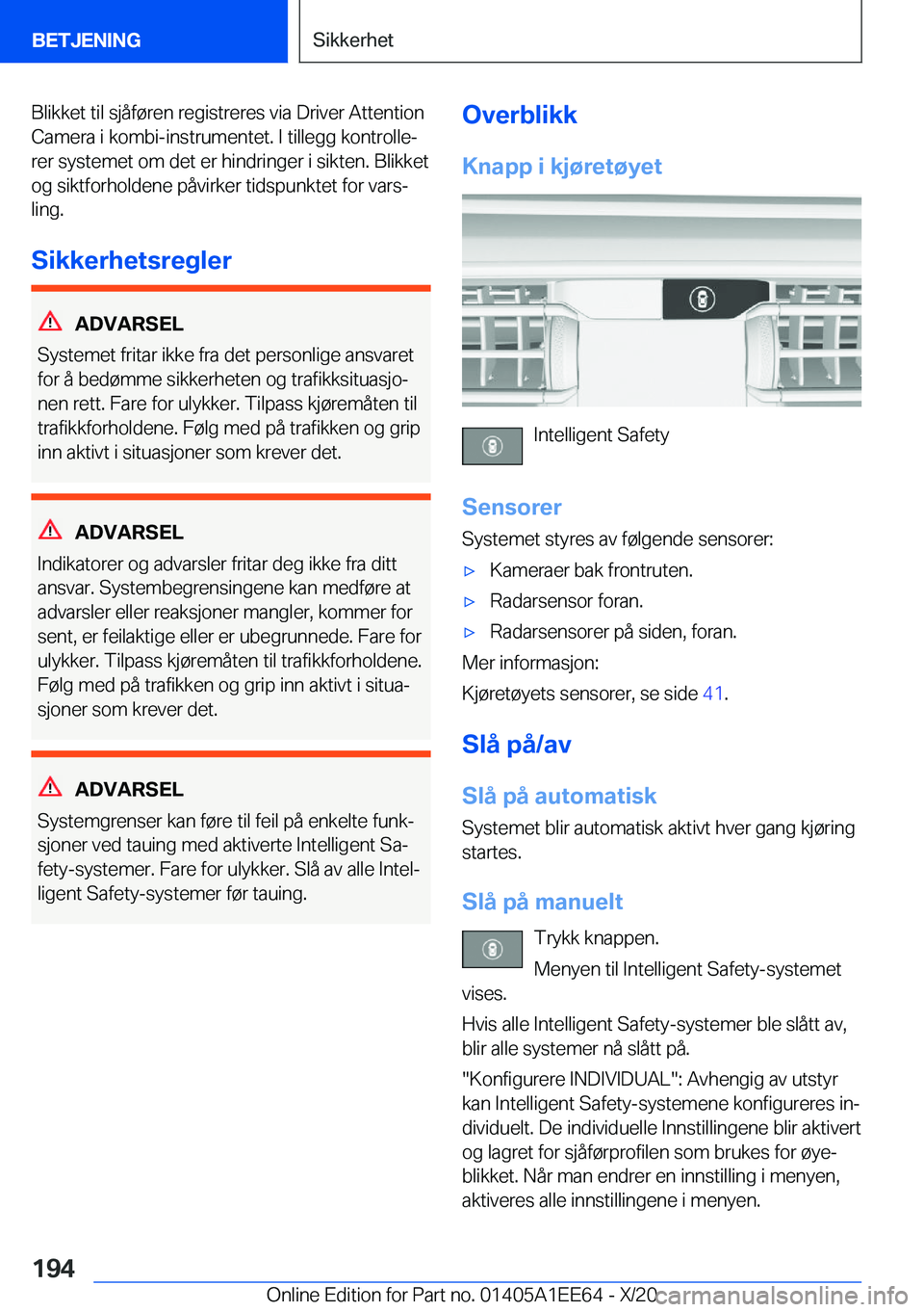 BMW 8 SERIES CONVERTIBLE 2021  InstruksjonsbØker (in Norwegian) �B�l�i�k�k�e�t��t�i�l��s�j�å�f�