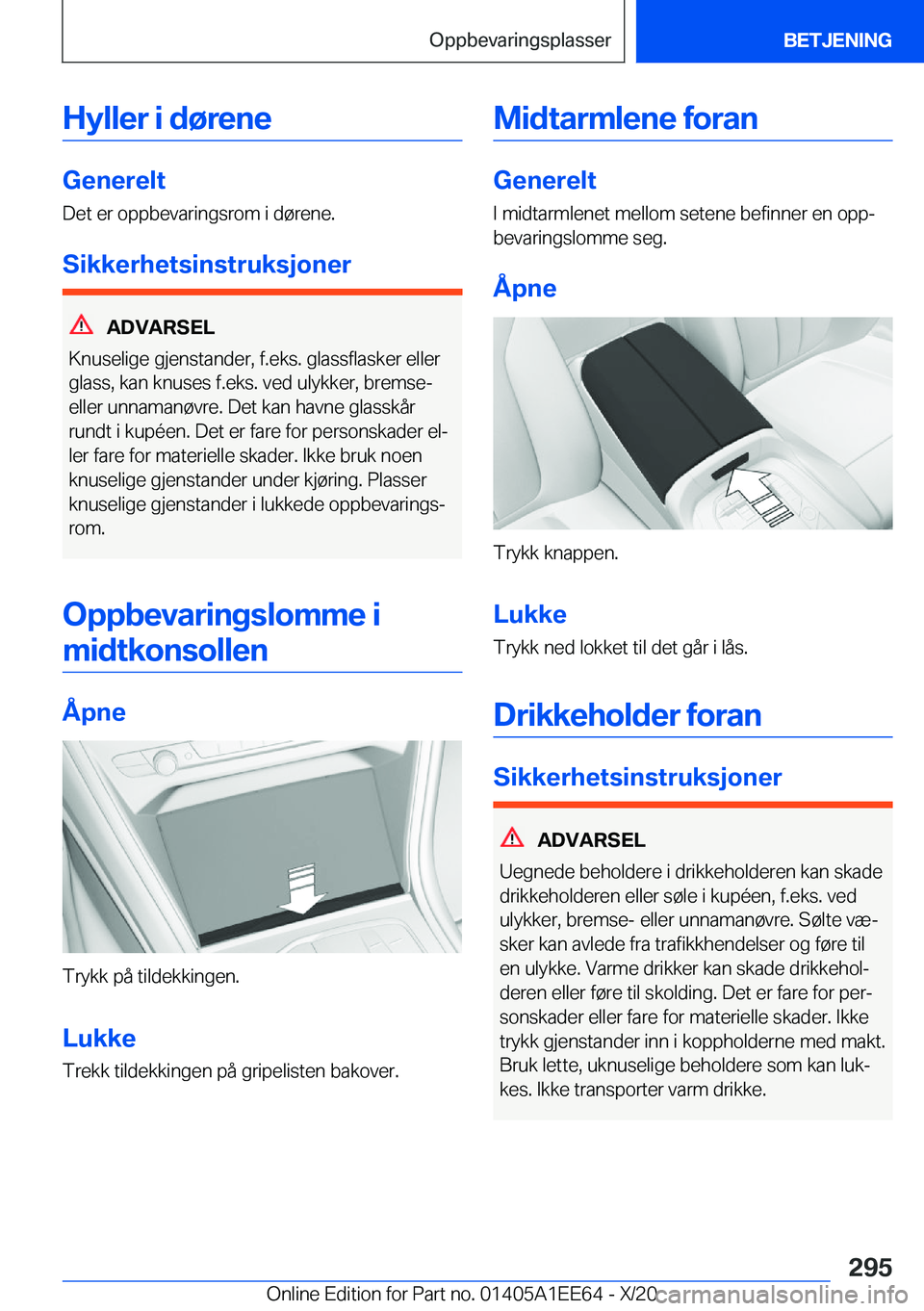 BMW 8 SERIES CONVERTIBLE 2021  InstruksjonsbØker (in Norwegian) �H�y�l�l�e�r��i��d�