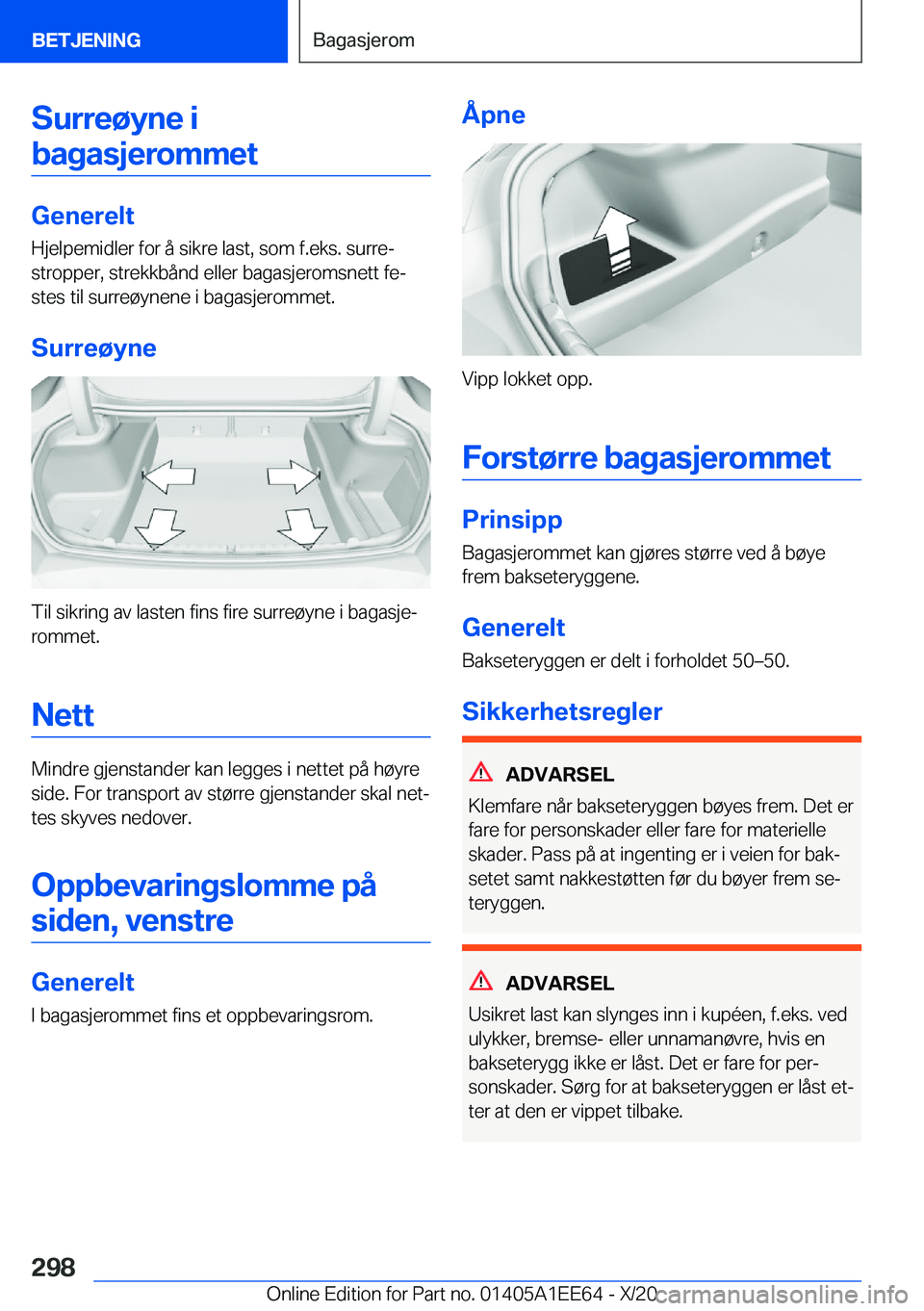 BMW 8 SERIES CONVERTIBLE 2021  InstruksjonsbØker (in Norwegian) �S�u�r�r�e�