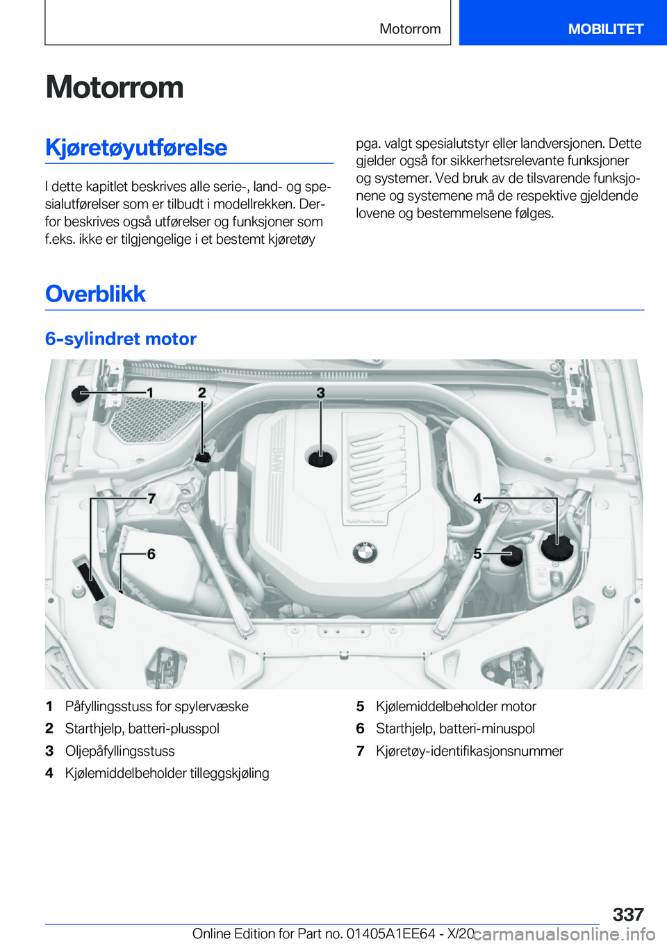 BMW 8 SERIES CONVERTIBLE 2021  InstruksjonsbØker (in Norwegian) �M�o�t�o�r�r�o�m�K�j�