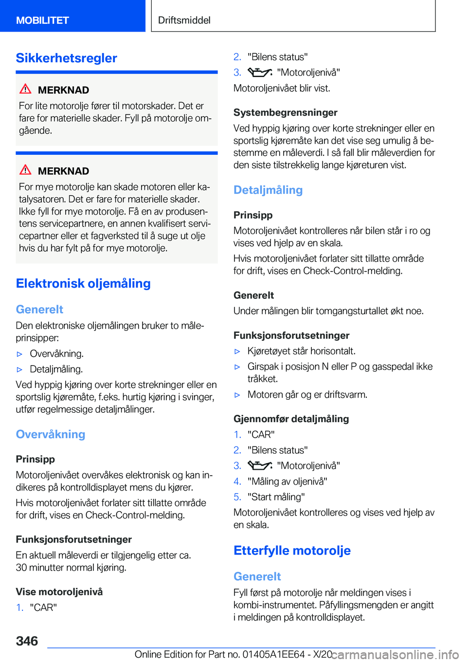 BMW 8 SERIES CONVERTIBLE 2021  InstruksjonsbØker (in Norwegian) �S�i�k�k�e�r�h�e�t�s�r�e�g�l�e�r
�M�E�R�K�N�A�D
�F�o�r��l�i�t�e��m�o�t�o�r�o�l�j�e��f�