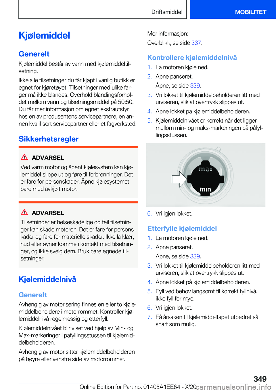 BMW 8 SERIES CONVERTIBLE 2021  InstruksjonsbØker (in Norwegian) �K�j�