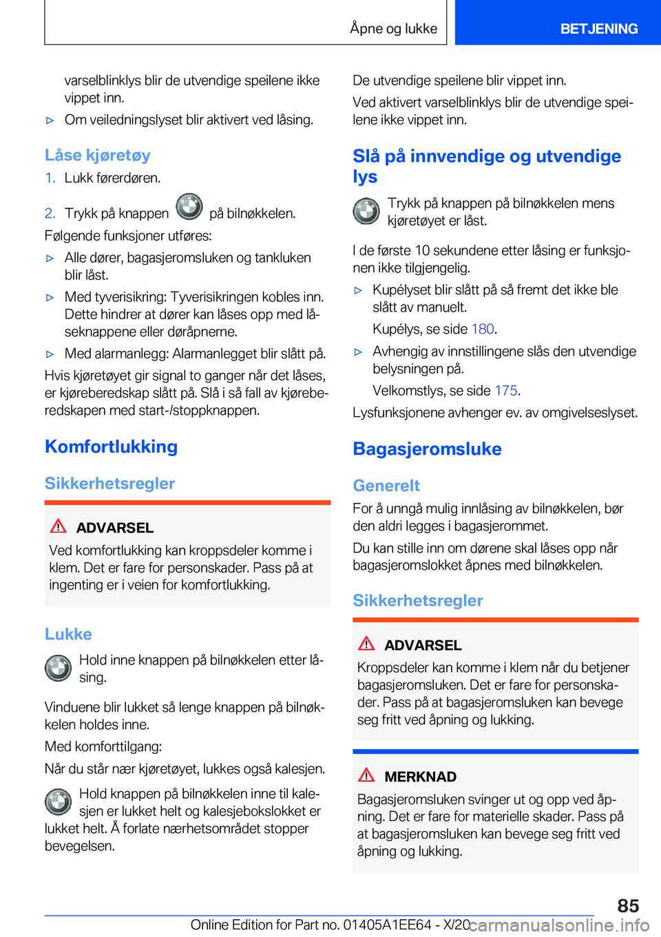 BMW 8 SERIES CONVERTIBLE 2021  InstruksjonsbØker (in Norwegian) �v�a�r�s�e�l�b�l�i�n�k�l�y�s��b�l�i�r��d�e��u�t�v�e�n�d�i�g�e��s�p�e�i�l�e�n�e��i�k�k�e�v�i�p�p�e�t��i�n�n�.x�O�m��v�e�i�l�e�d�n�i�n�g�s�l�y�s�e�t��b�l�i�r��a�k�t�i�v�e�r�t��v�e�d��l�å�s�