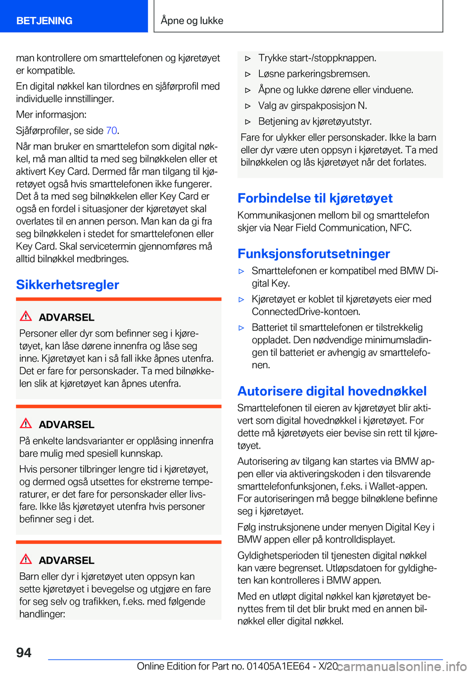 BMW 8 SERIES CONVERTIBLE 2021  InstruksjonsbØker (in Norwegian) �m�a�n��k�o�n�t�r�o�l�l�e�r�e��o�m��s�m�a�r�t�t�e�l�e�f�o�n�e�n��o�g��k�j�