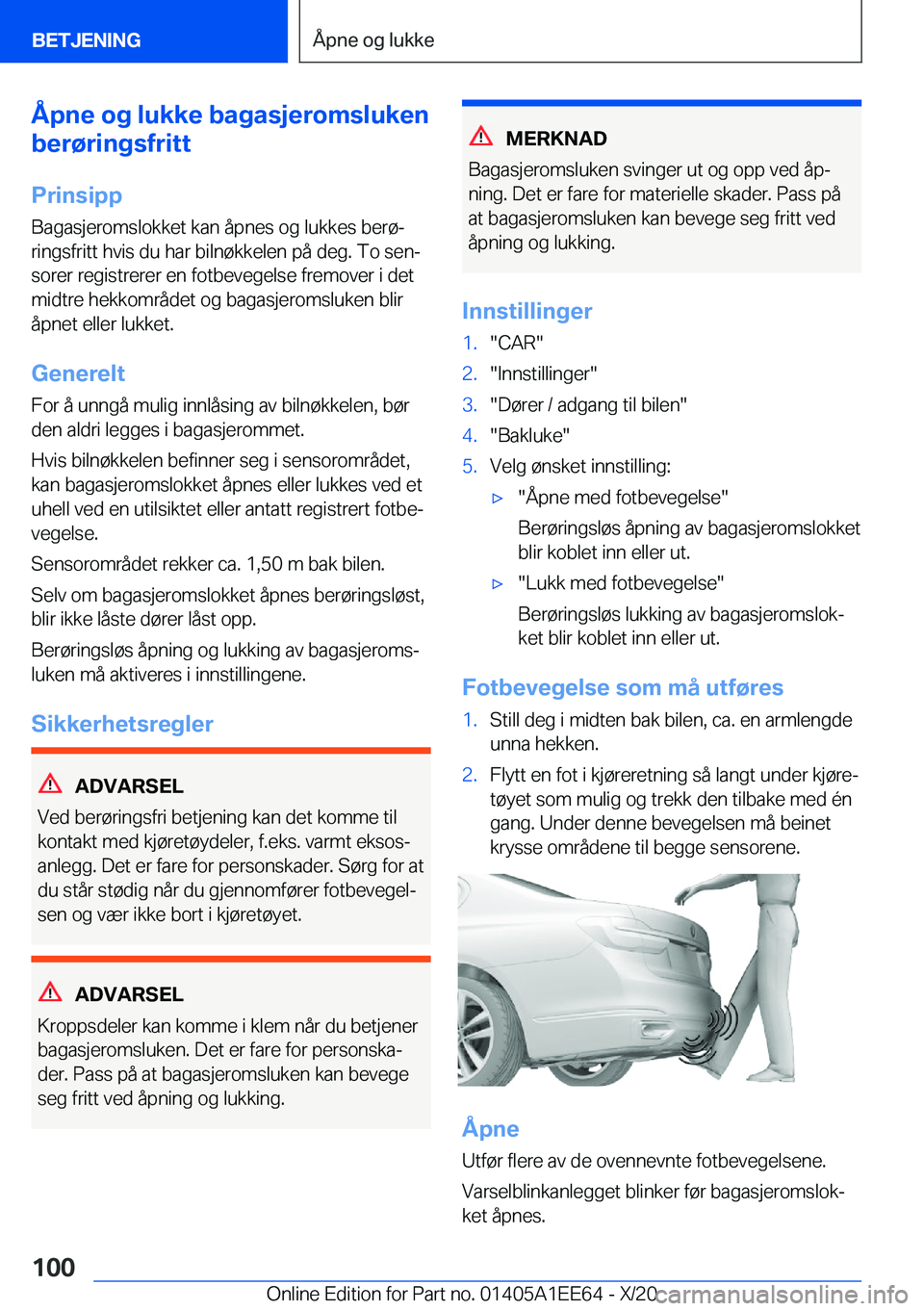 BMW 8 SERIES CONVERTIBLE 2021  InstruksjonsbØker (in Norwegian) �