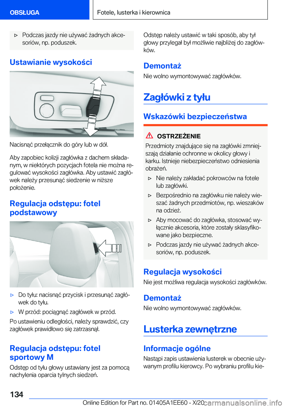 BMW 8 SERIES CONVERTIBLE 2021  Instrukcja obsługi (in Polish) 'x�P�o�d�c�z�a�s��j�a�z�d�y��n�i�e��u9�y�w�a�