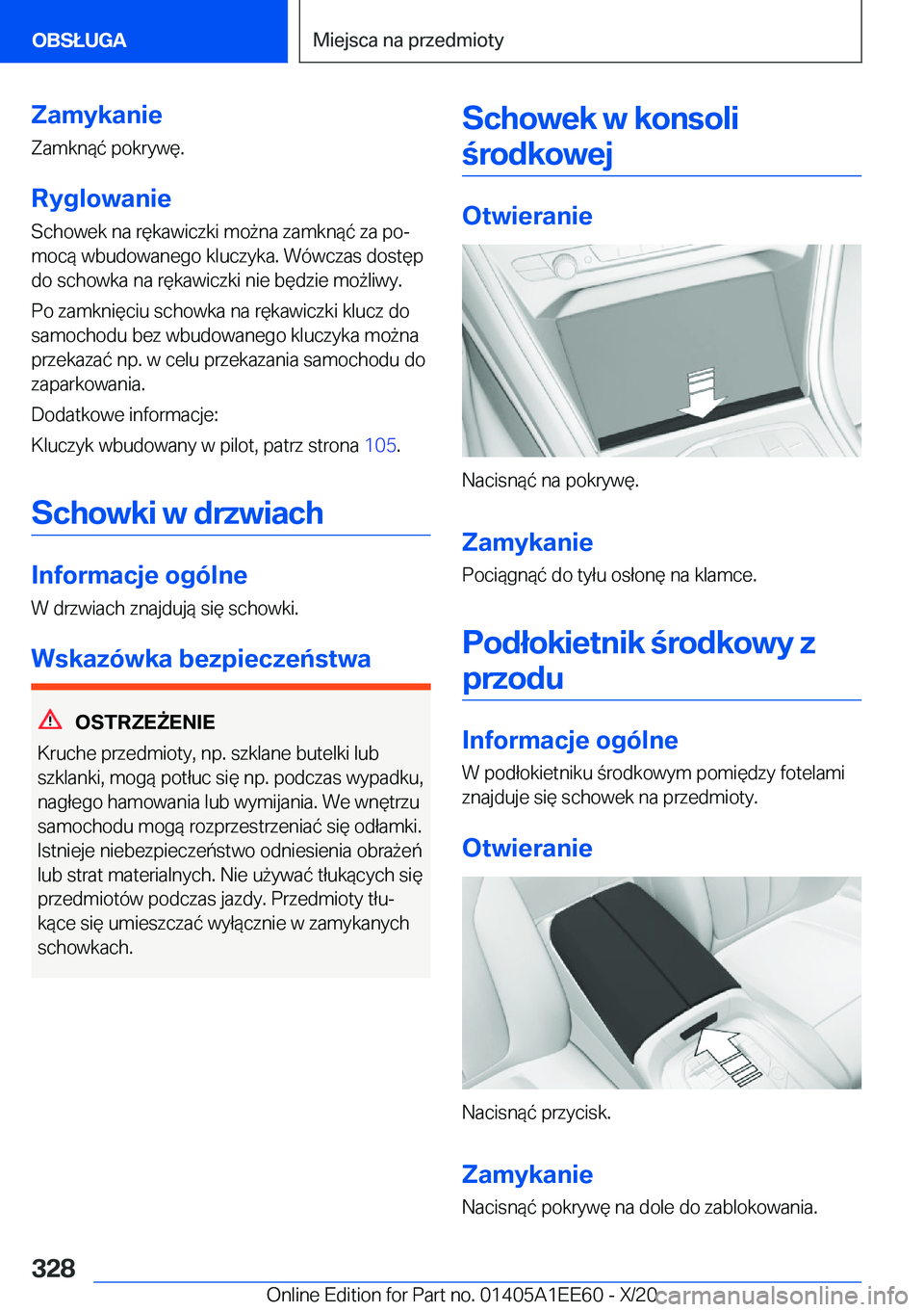 BMW 8 SERIES CONVERTIBLE 2021  Instrukcja obsługi (in Polish) �Z�a�m�y�k�a�n�i�e
�Z�a�m�k�n�