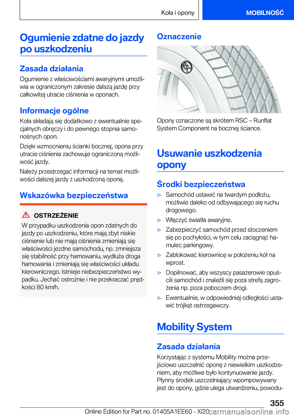 BMW 8 SERIES CONVERTIBLE 2021  Instrukcja obsługi (in Polish) �O�g�u�m�i�e�n�i�e��z�d�a�t�n�e��d�o��j�a�z�d�y�p�o��u�s�z�k�o�d�z�e�n�i�u
�Z�a�s�a�d�a��d�z�i�a�ł�a�n�i�a
�O�g�u�m�i�e�n�i�e��z��w�ł�a�c�i�w�o�c�i�a�m�i��a�w�a�r�y�j�n�y�m�i��u�m�o9�l